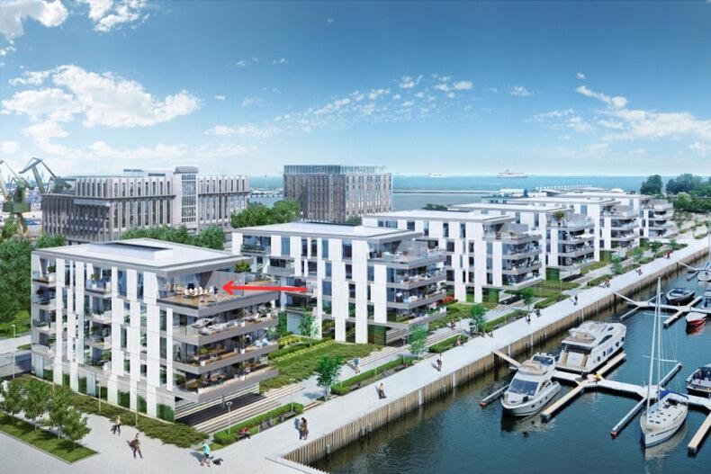 Apartament Faltom 26 Yacht Park Z Tarasem Γκντίνια Εξωτερικό φωτογραφία